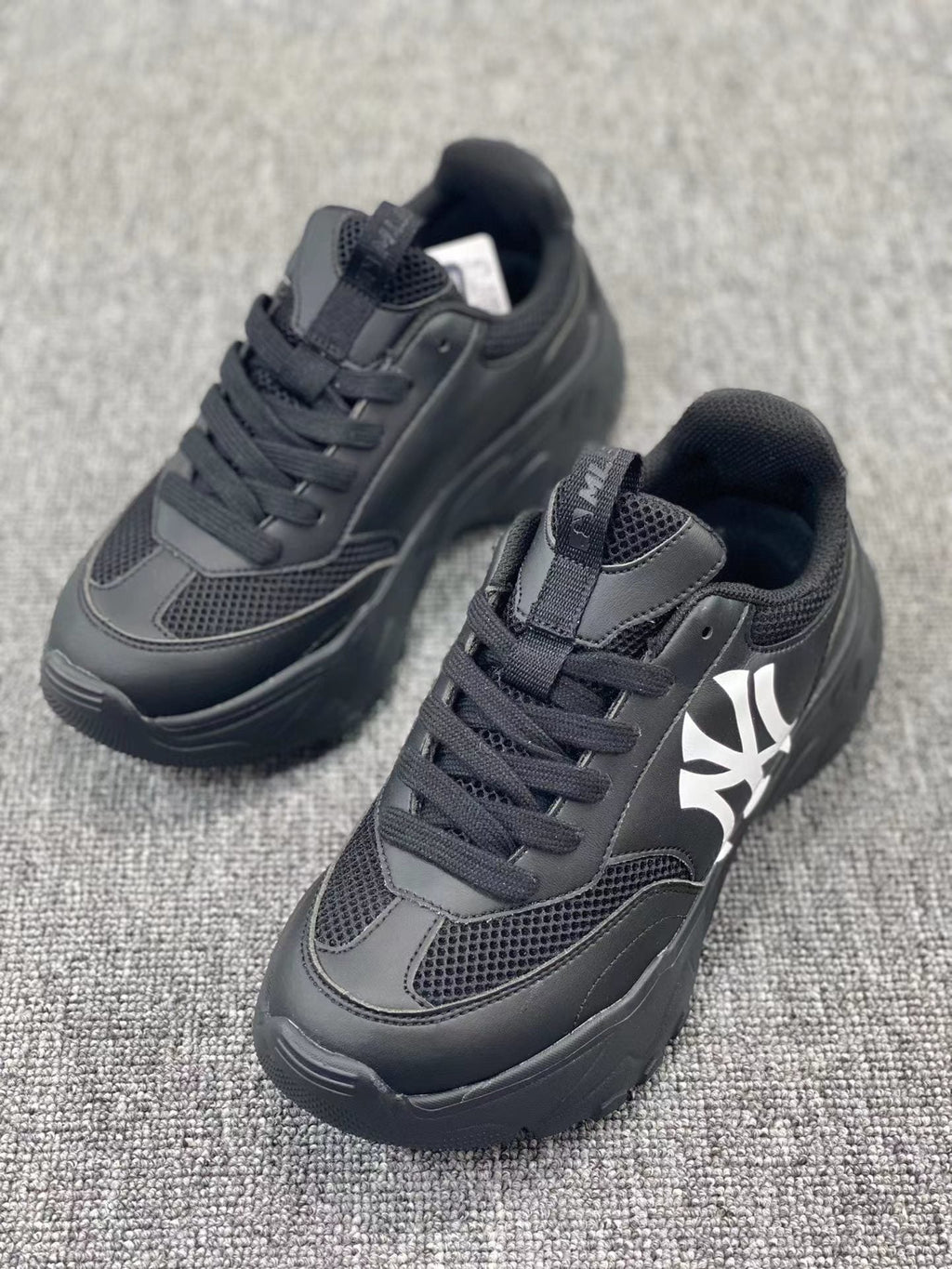 White MLB Chunky Low-Top Sneakers - product image from the listing.