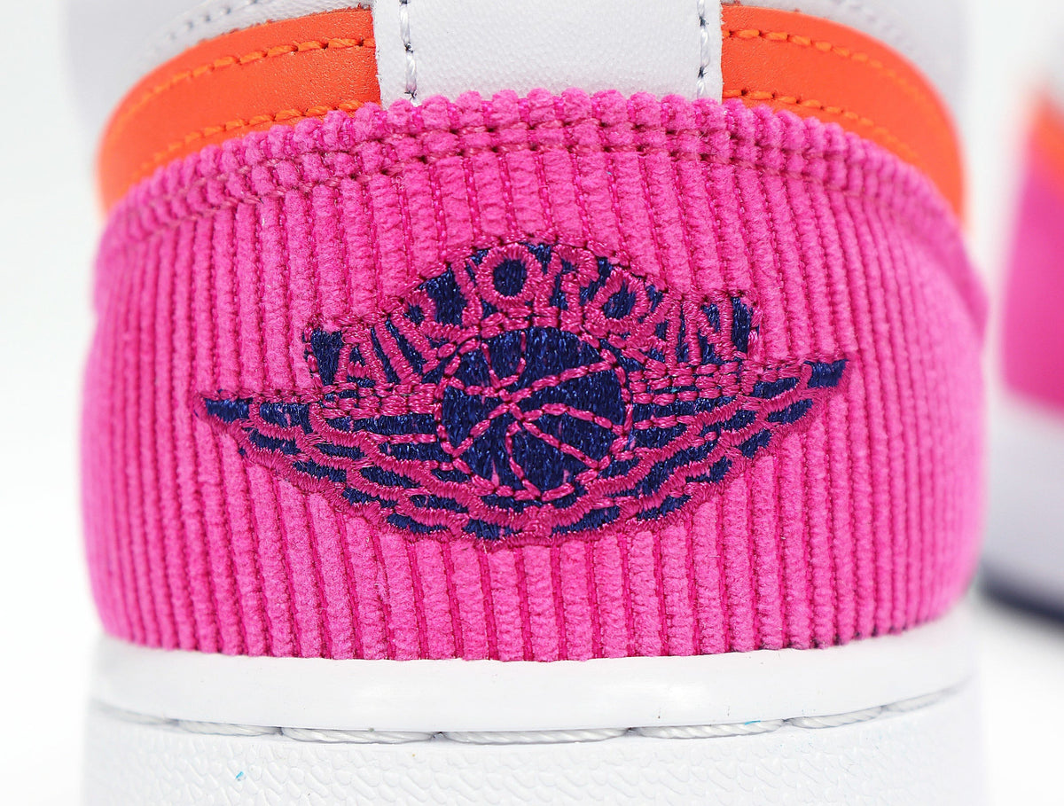 Nike Air Force 1 Low Sneakers, in White Pink Orange 554723-502 - product image from the listing.