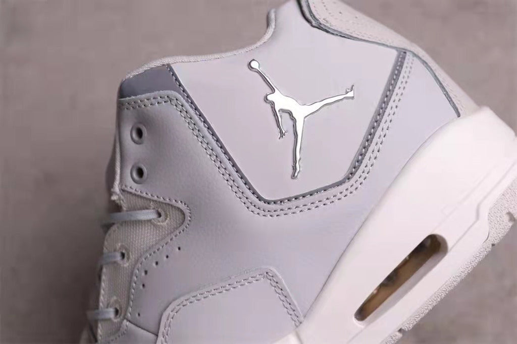Jordan 23 Low Sneakers in White Gray AR1002-003 - product image from the listing.