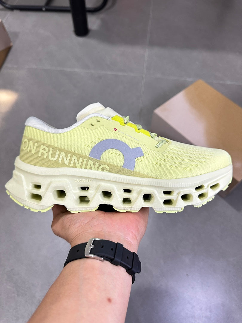 Pale Yellow On Running Cloudmonster 2 Sneakers - product image from the listing.