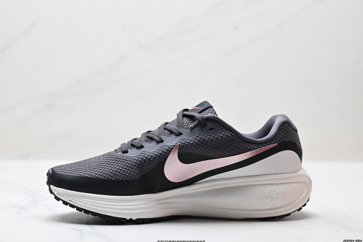 Nike Revolution 8 Running Shoes, in Charcoal and Pink - product image from the listing.