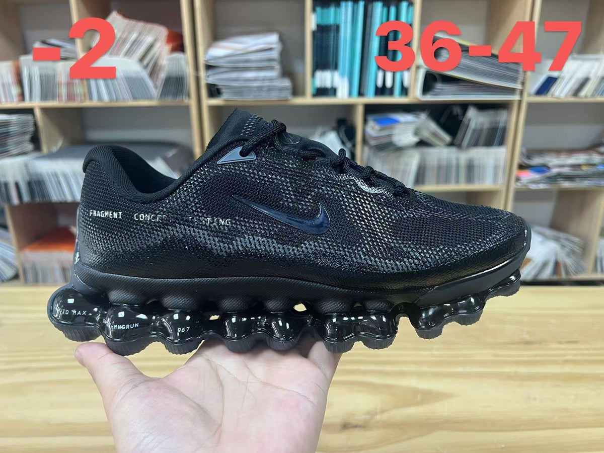 Nike Air Liquid Max Running Shoes, in Black - product image from the listing.