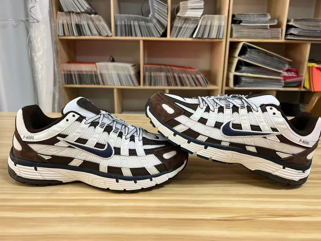 Nike P-6000 Sneakers in White Brown HV8972-001 - product image from the listing.