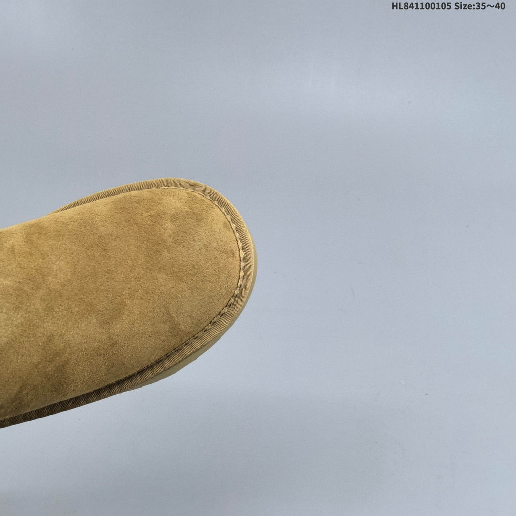 UGG-Style Mini Platform Winter Boots in Chestnut - product image from the listing.