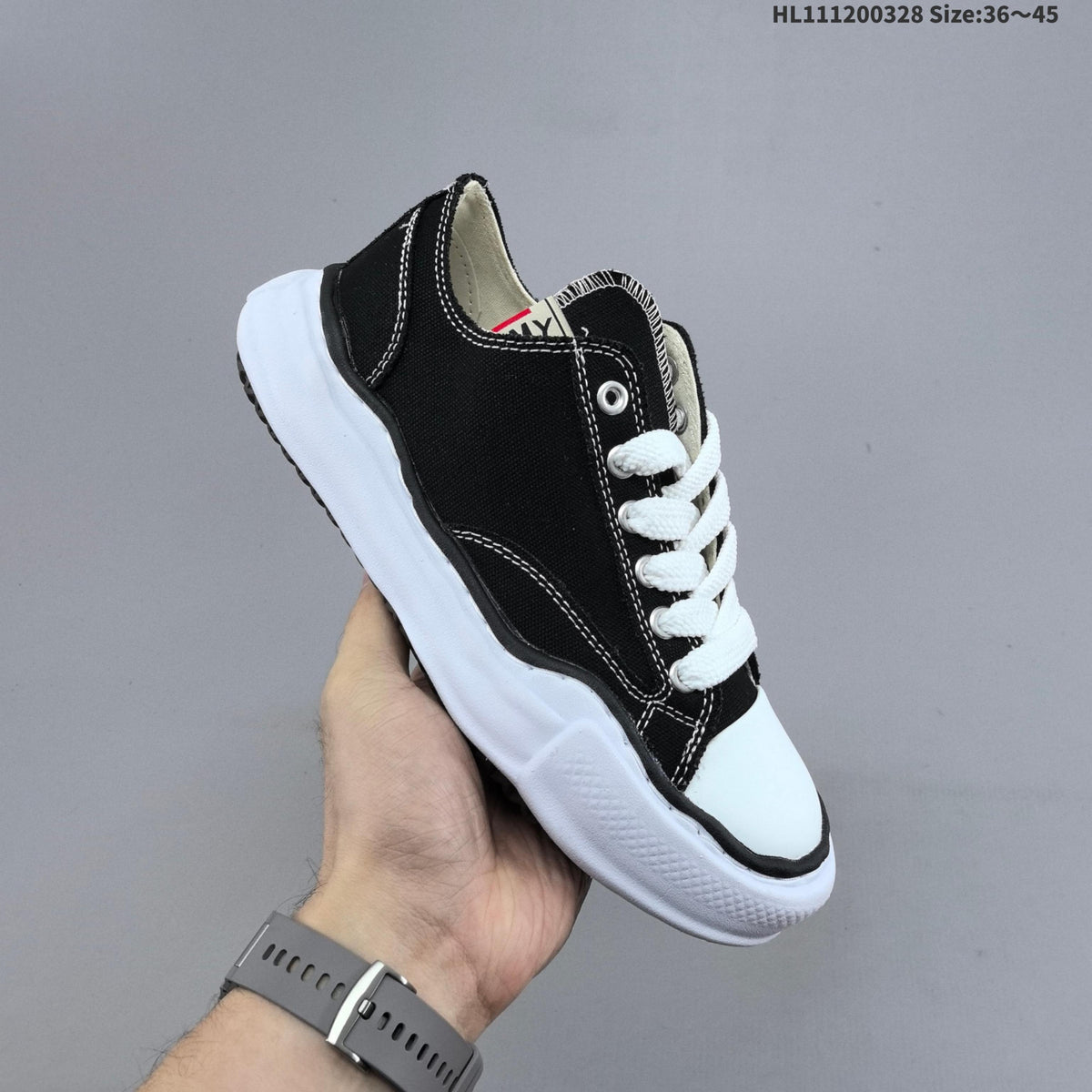 Maison MIHARA YASUHIRO Original Sole Canvas Low Trainers - product image from the listing.