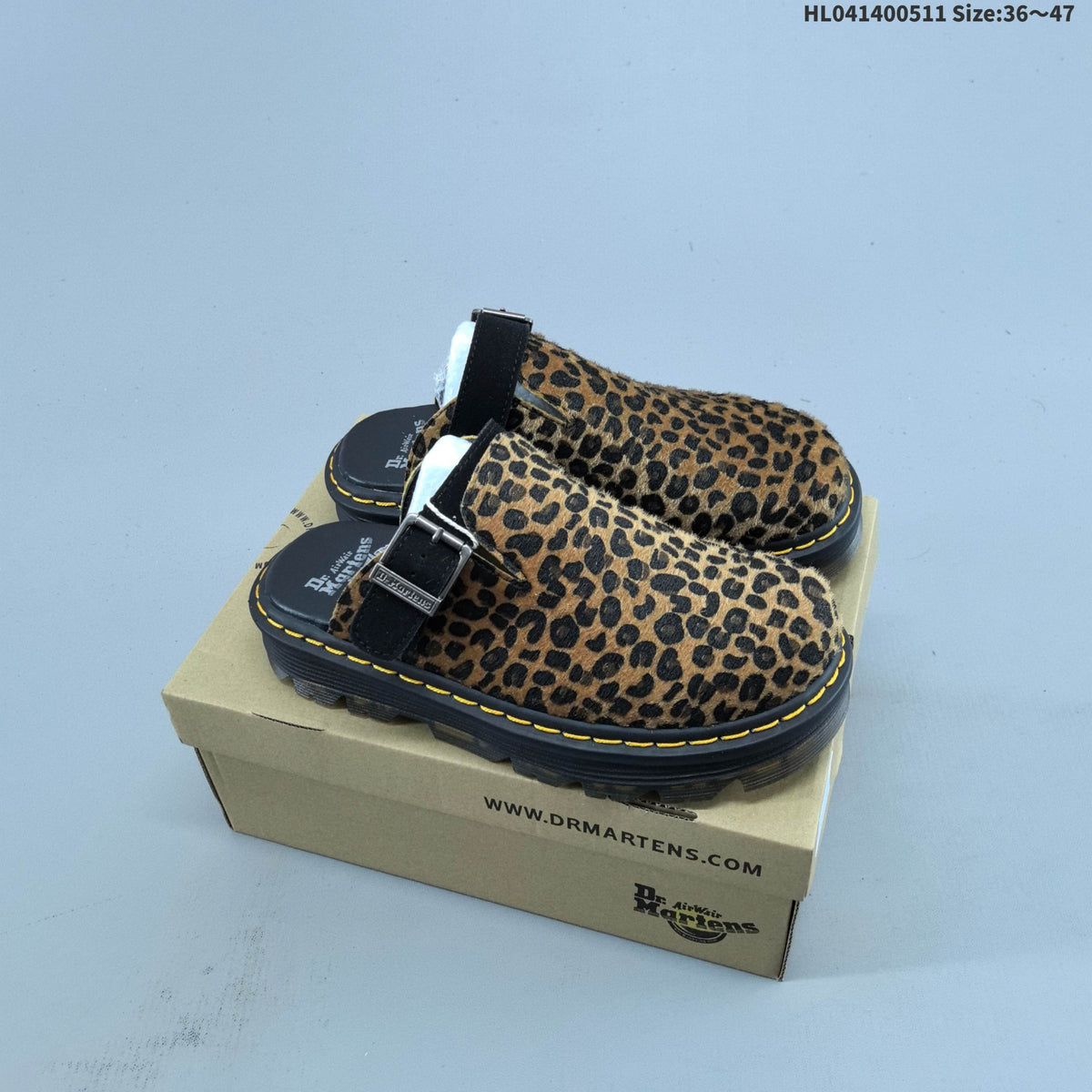 Buckle Clog with Contrast Stitching by Dr. Martens - product image from the listing.