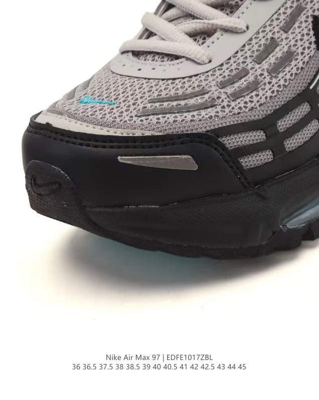 Nike Air Max 97 Sneakers in Grey and Black EDE1017ZBL - product image from the listing.