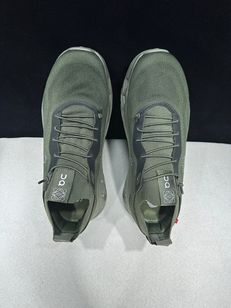 On Cloudtilt Loewe Sneakers in Khaki Green - product image from the listing.