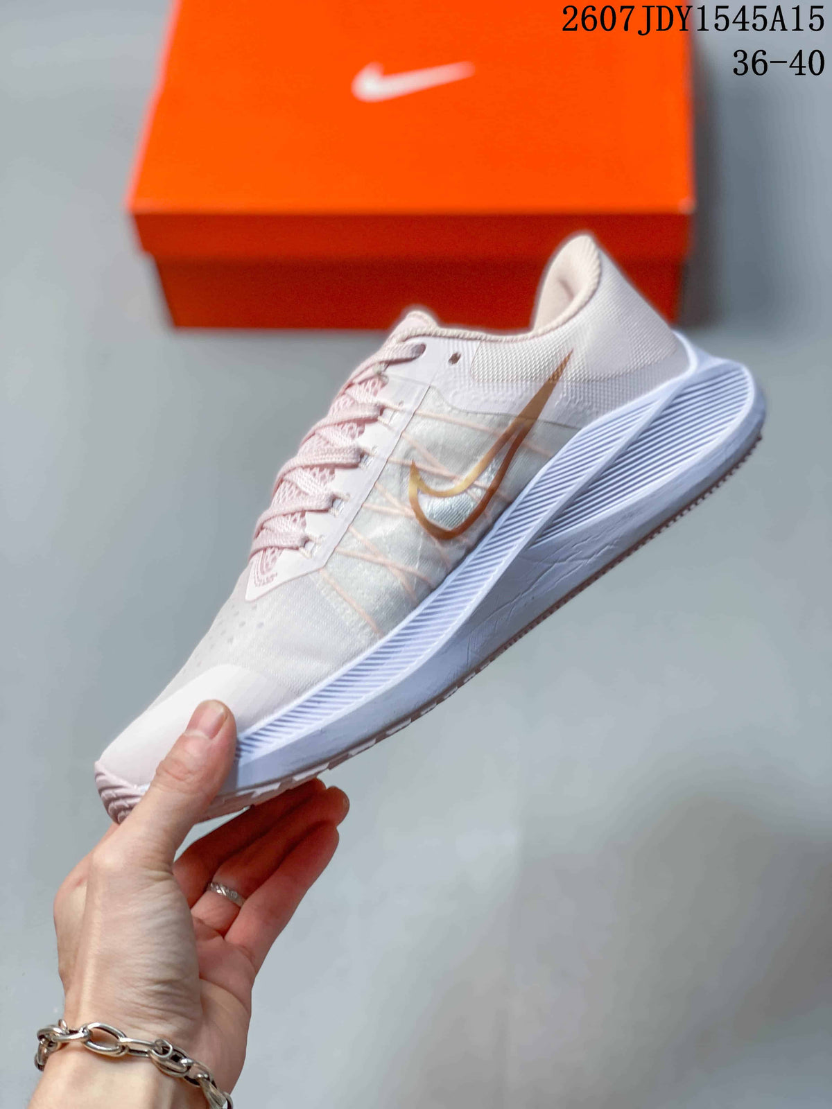 Women's Nike Zoom Winflo 8 Running Sneakers Pink - product image from the listing.