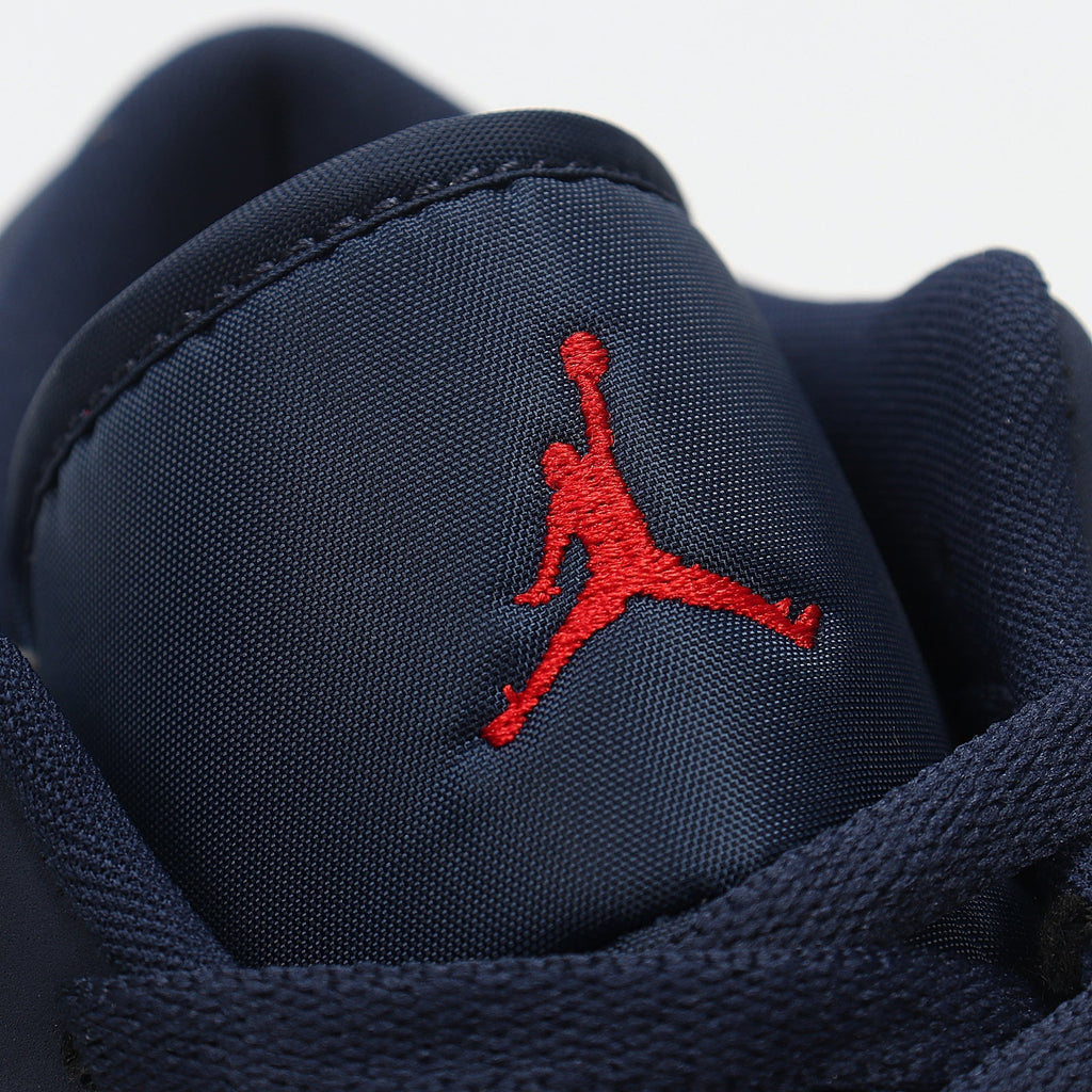 Jordan 1 Low Patriot in Navy Red White CZ8454-400 - product image from the listing.