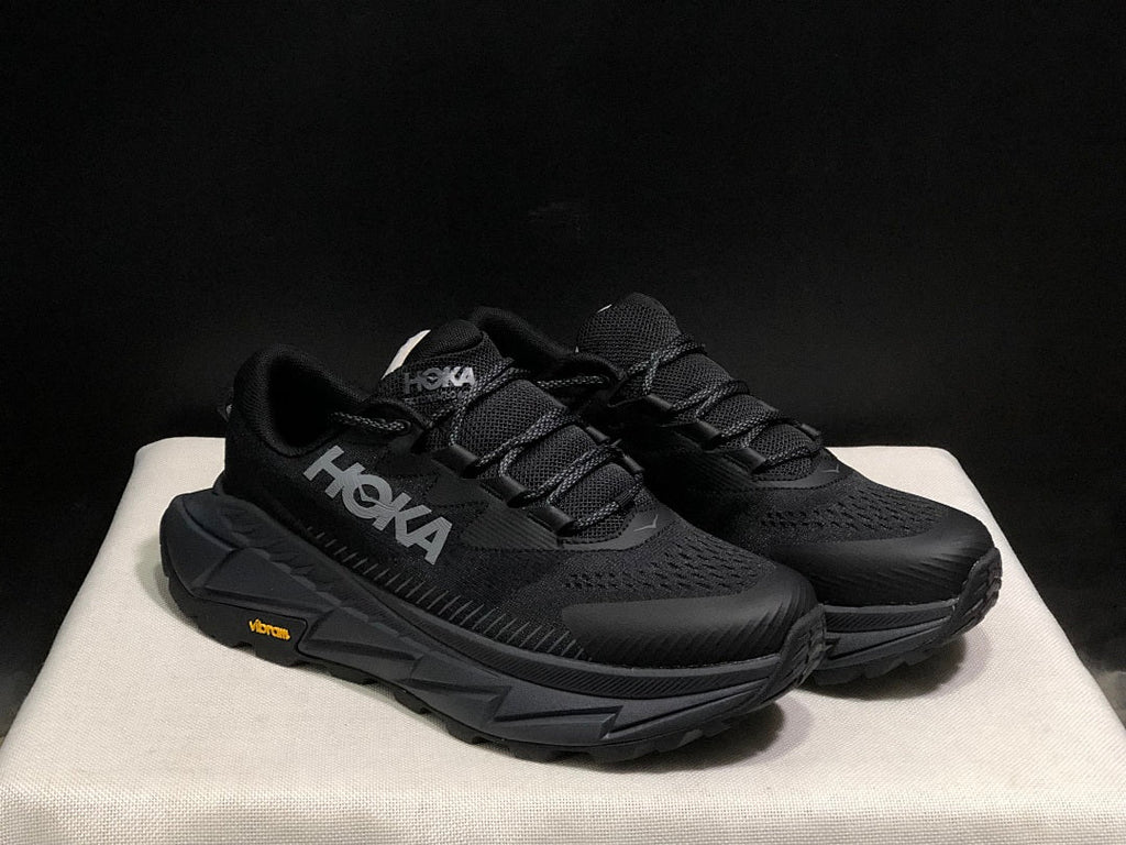 HOKA Skyline Float X Black Trail Trainers - product image from the listing.