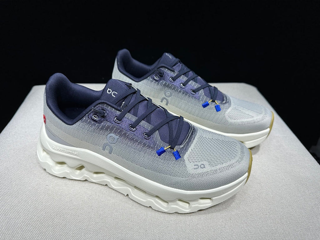 Light Gray and Ivory On Cloudtilt Sneakers - product image from the listing.