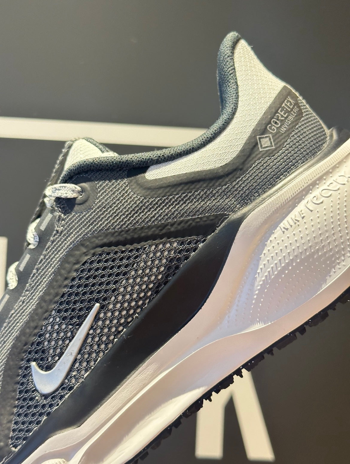 Nike Pegasus 41 GORE-TEX Running Shoes in Black White FQ1356-002 - product image from the listing.
