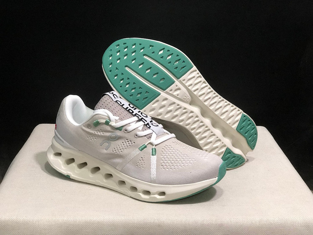 On Cloudsurfer Running Shoes in Pearl Ivory - product image from the listing.