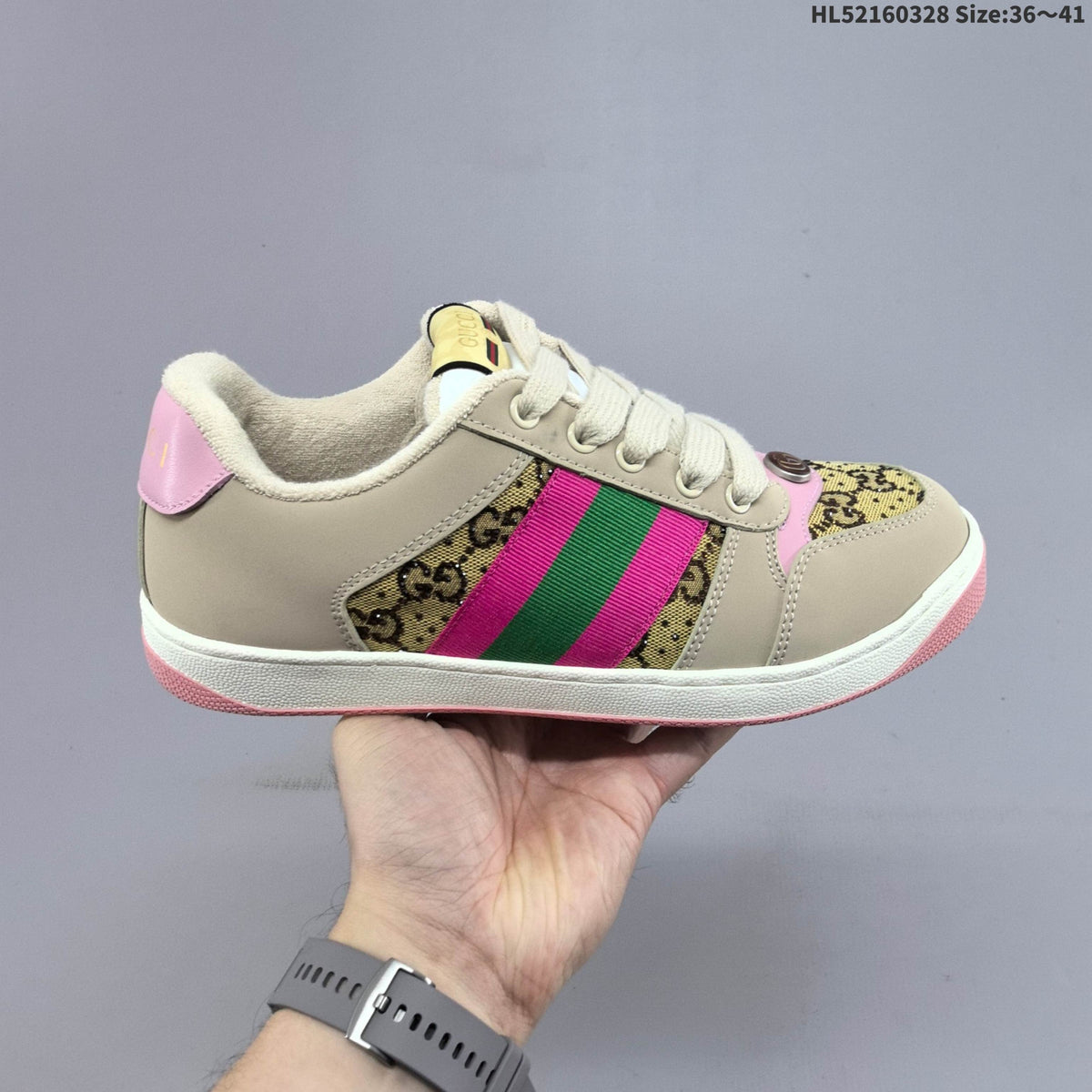 Gucci Distressed Screener Low-Cut Sneakers - product image from the listing.