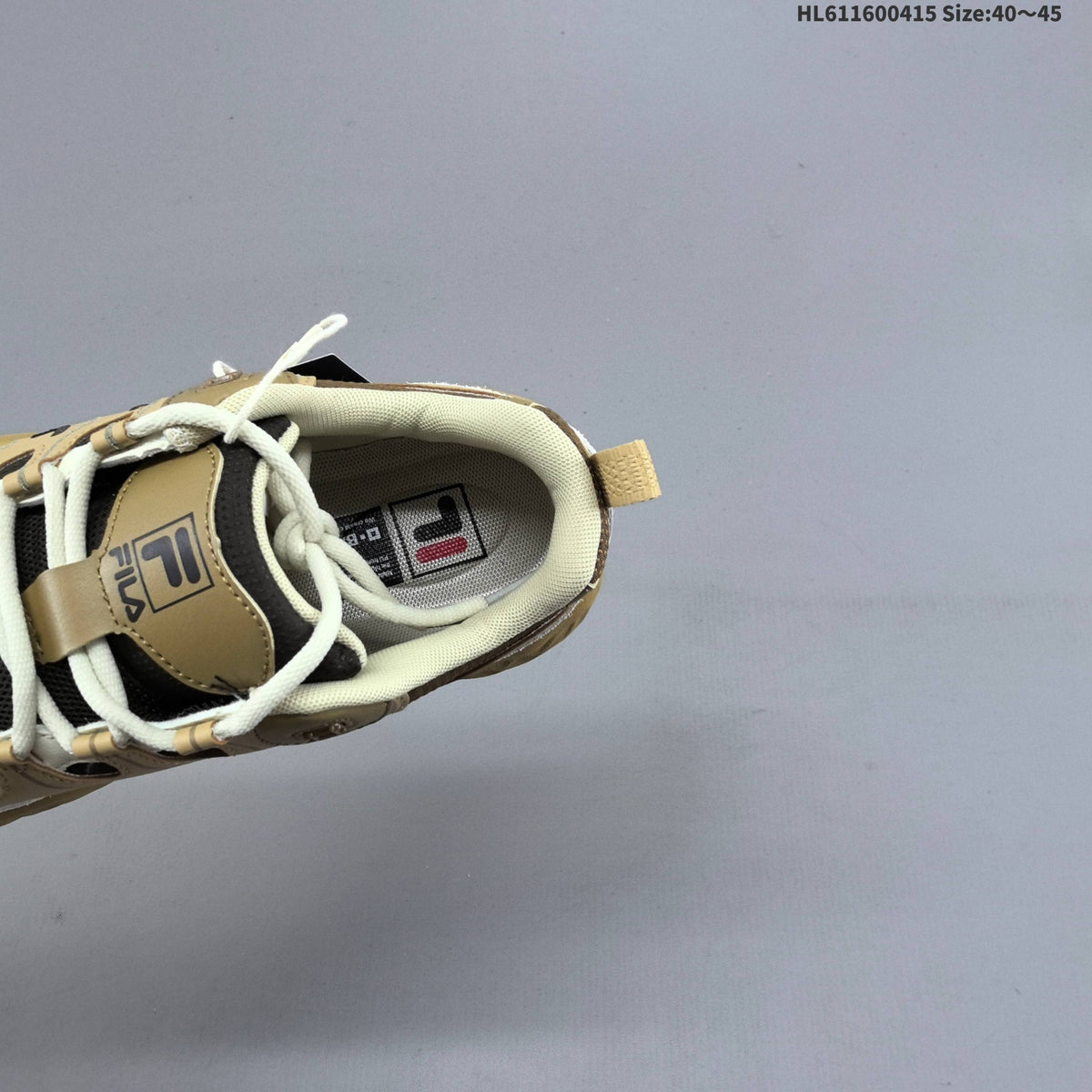 FILA Muffin WE Low-Top Sneakers, in Tan and Cream F12M541106FTW - product image from the listing.