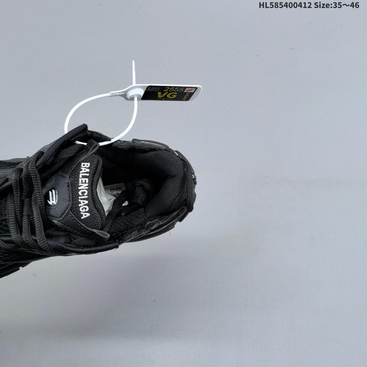 Black Balenciaga Runner Sneakers - product image from the listing.