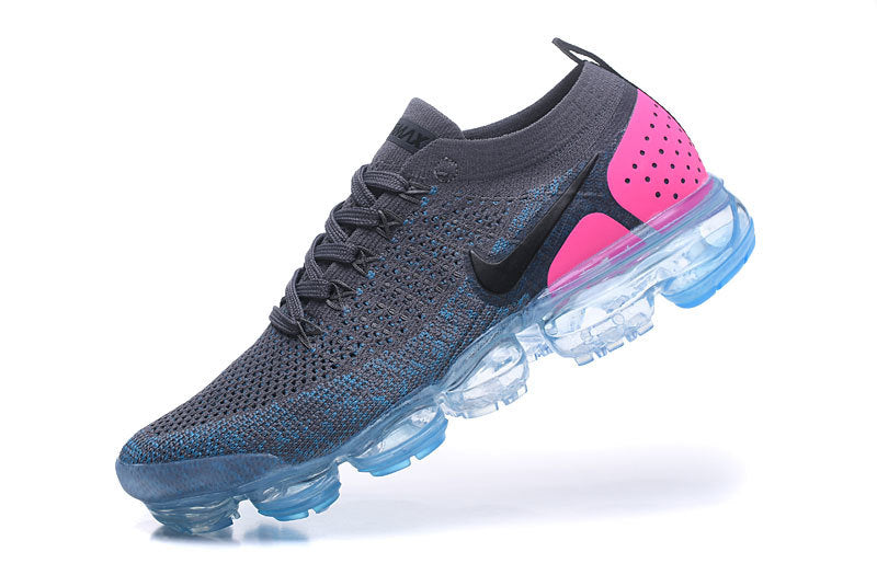 Nike Air VaporMax Flyknit 2 in Dark Grey Pink 942843-004 - product image from the listing.