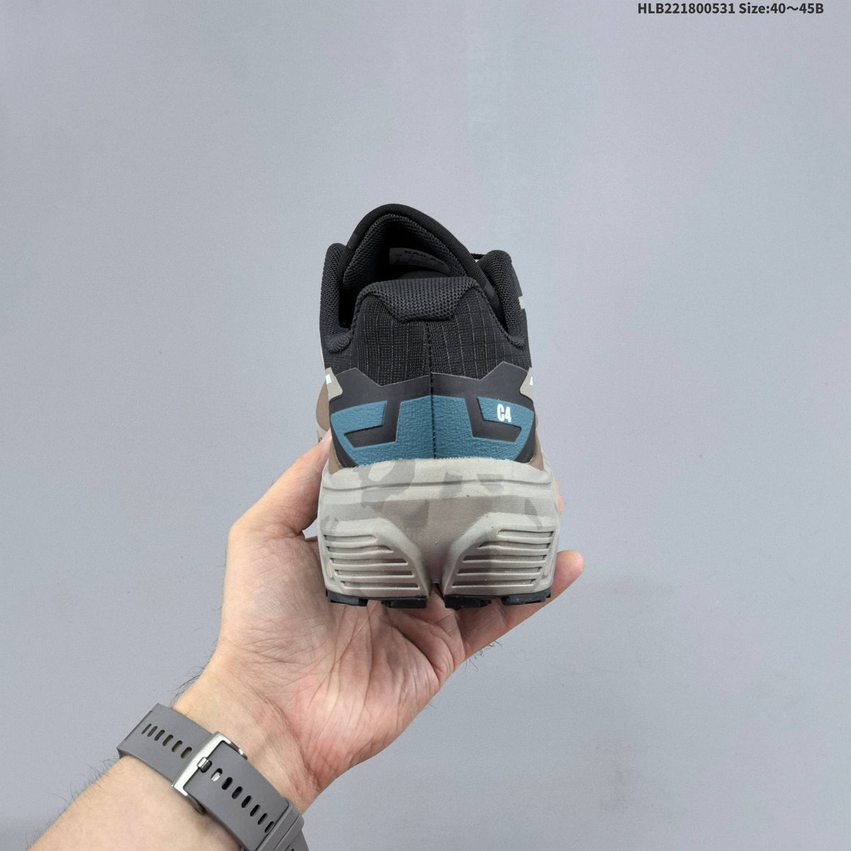 KAILAS C4 Low-Top Trail Running Shoes, in Gray and Black - product image from the listing.