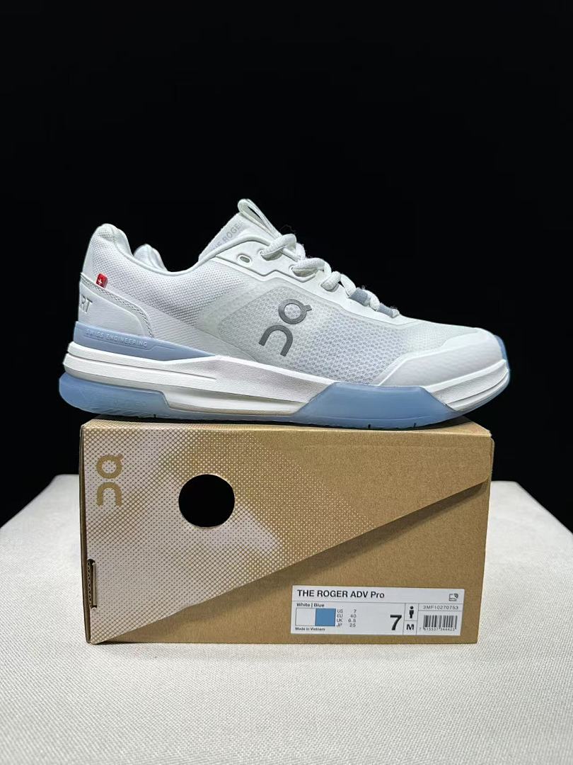 On THE ROGER Advantage Pro Court Sneakers, in Ice Blue - product image from the listing.
