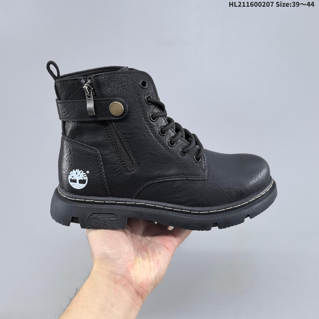 Lace-Up Ankle Boots with Side Zipper by Timberland - product image from the listing.
