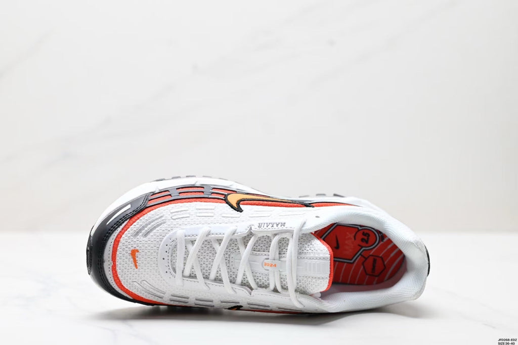 Nike Air Max 2021 Sneakers in White Orange Black - product image from the listing.