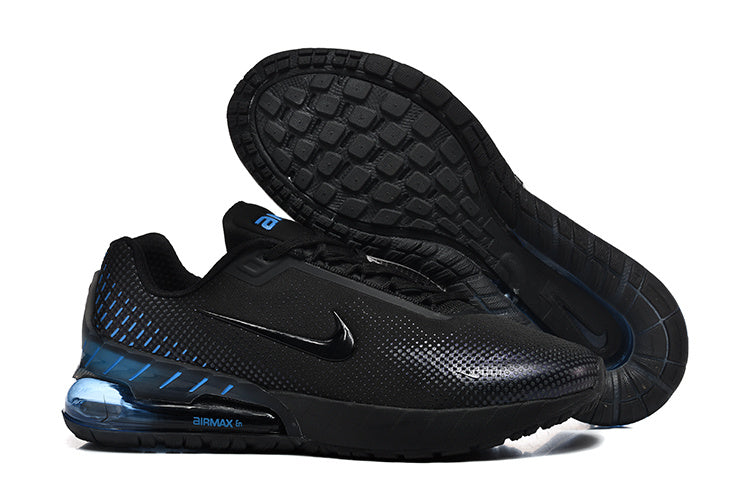 Nike Air Max 270 Sneakers in Black and Blue - product image from the listing.