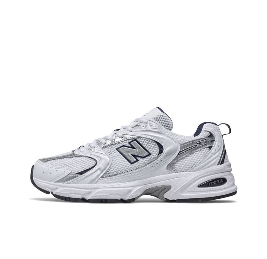 New Balance 530SG Sneakers in White and Silver - product image from the listing.
