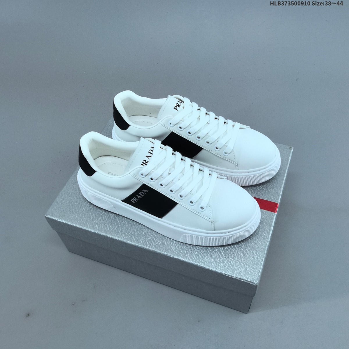 Men's Prada Cloudbust Thunder Low-Top Sneakers, White - product image from the listing.