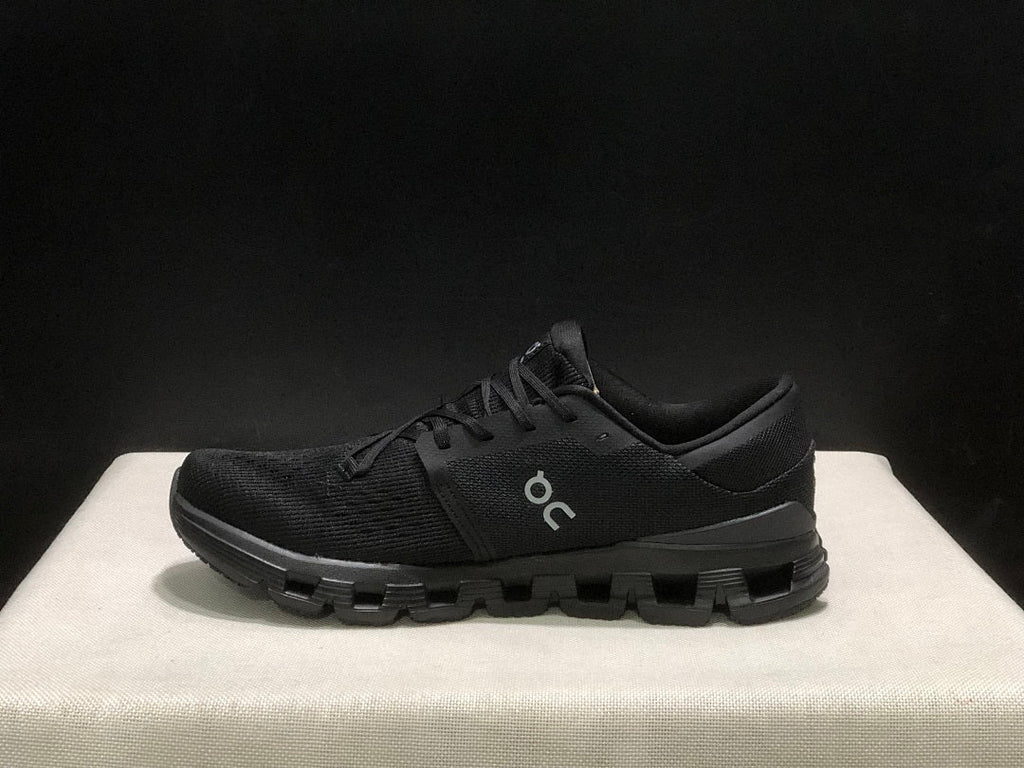 On Cloud X 4 Black Eclipse Trainers - product image from the listing.
