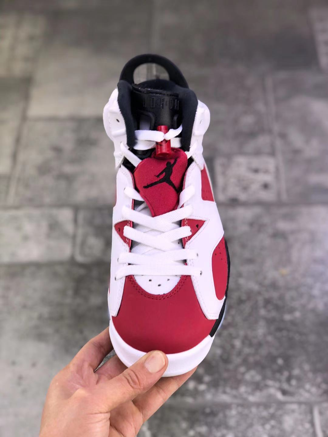 Air Jordan 6 Gatorade Sneakers Red White CT8529-106 - product image from the listing.