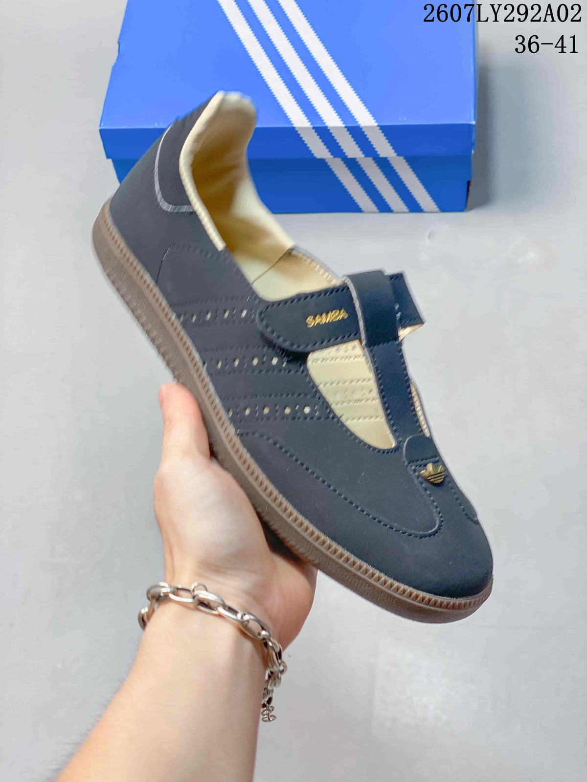 Adidas Samba Jane Mary Jane Sneakers in Navy 2607LY292A02 - product image from the listing.