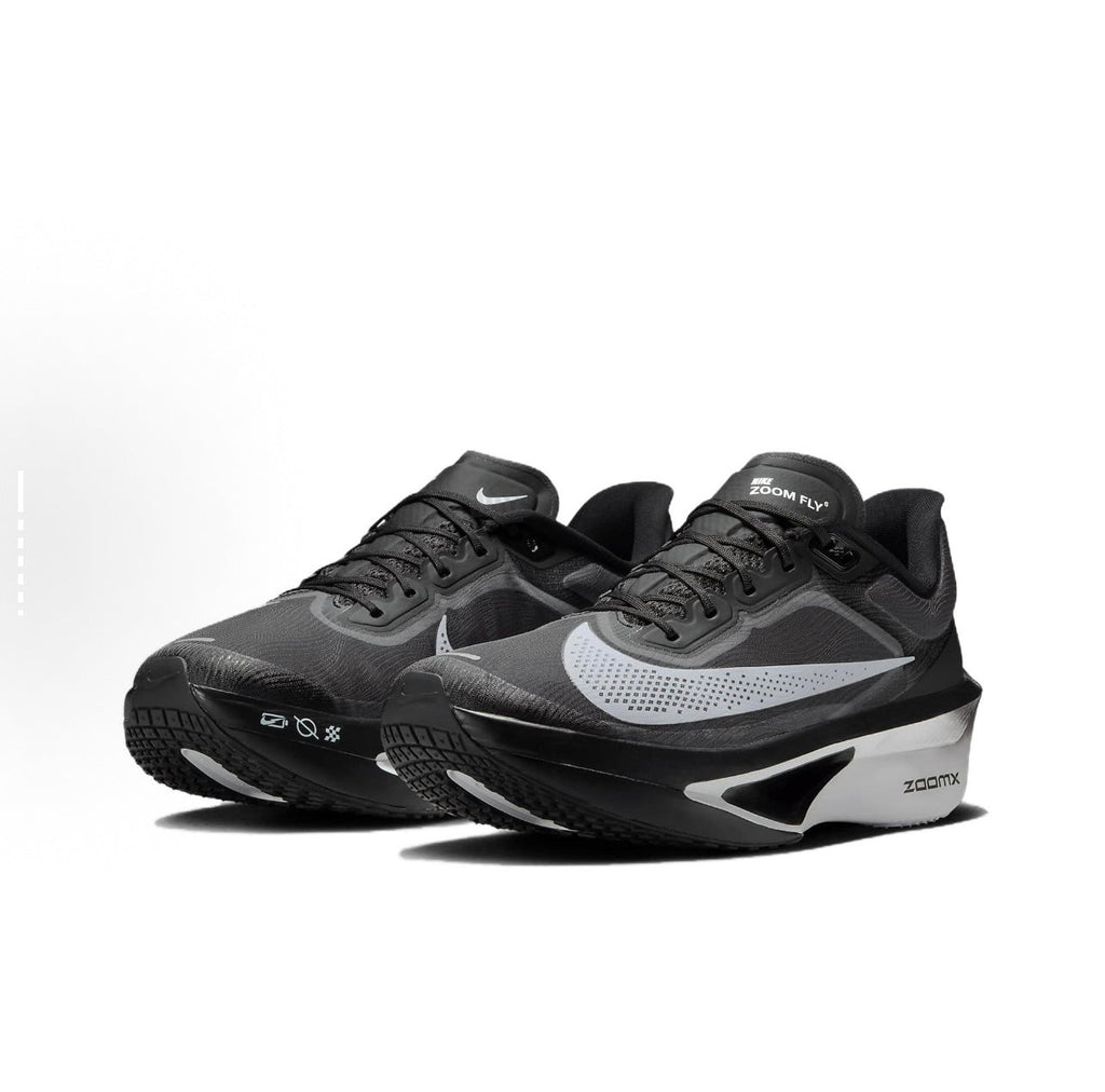 Black and White Nike Zoom Fly Running Shoes - product image from the listing.