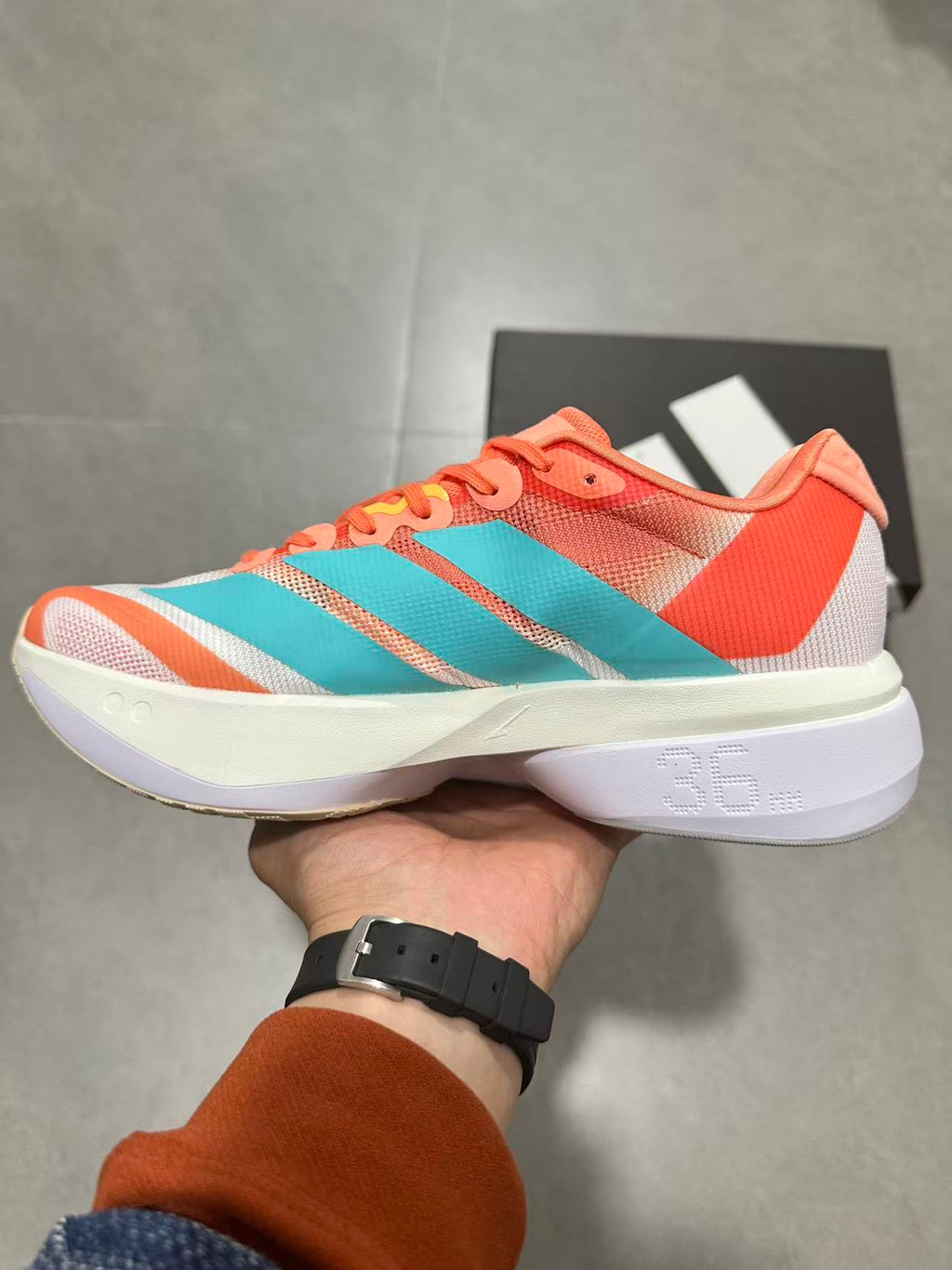 Nike Air Zoom Alphafly NEXT% 3 Running Shoe in Coral Turquoise - product image from the listing.