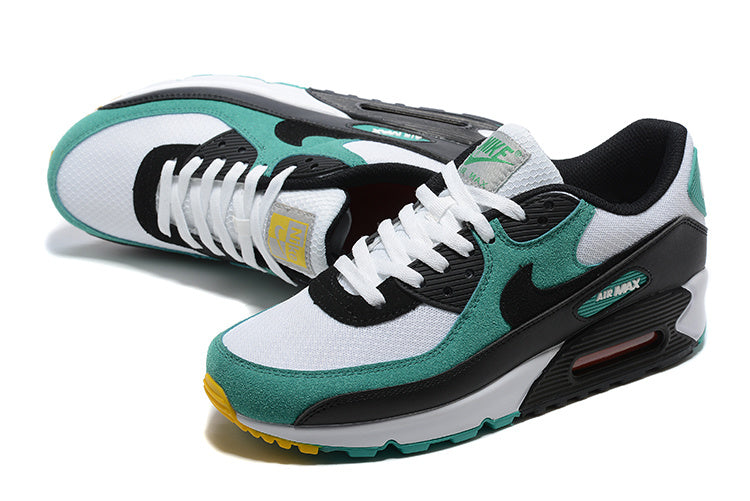 Nike Air Max 90 Sneakers in White Teal Black - product image from the listing.