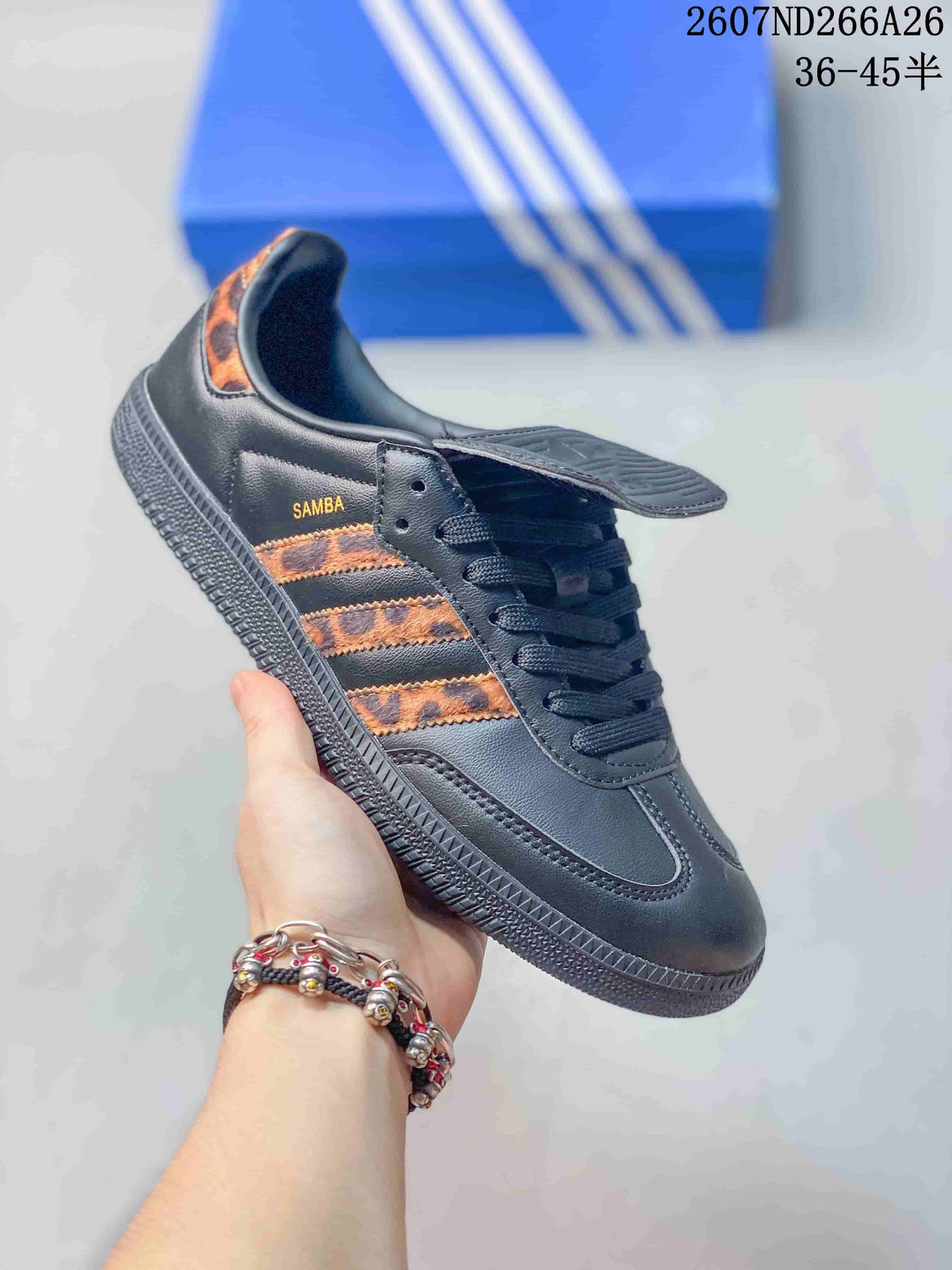 adidas Originals Samba OG Sneakers in Black and Brown 2607ND266A26 - product image from the listing.