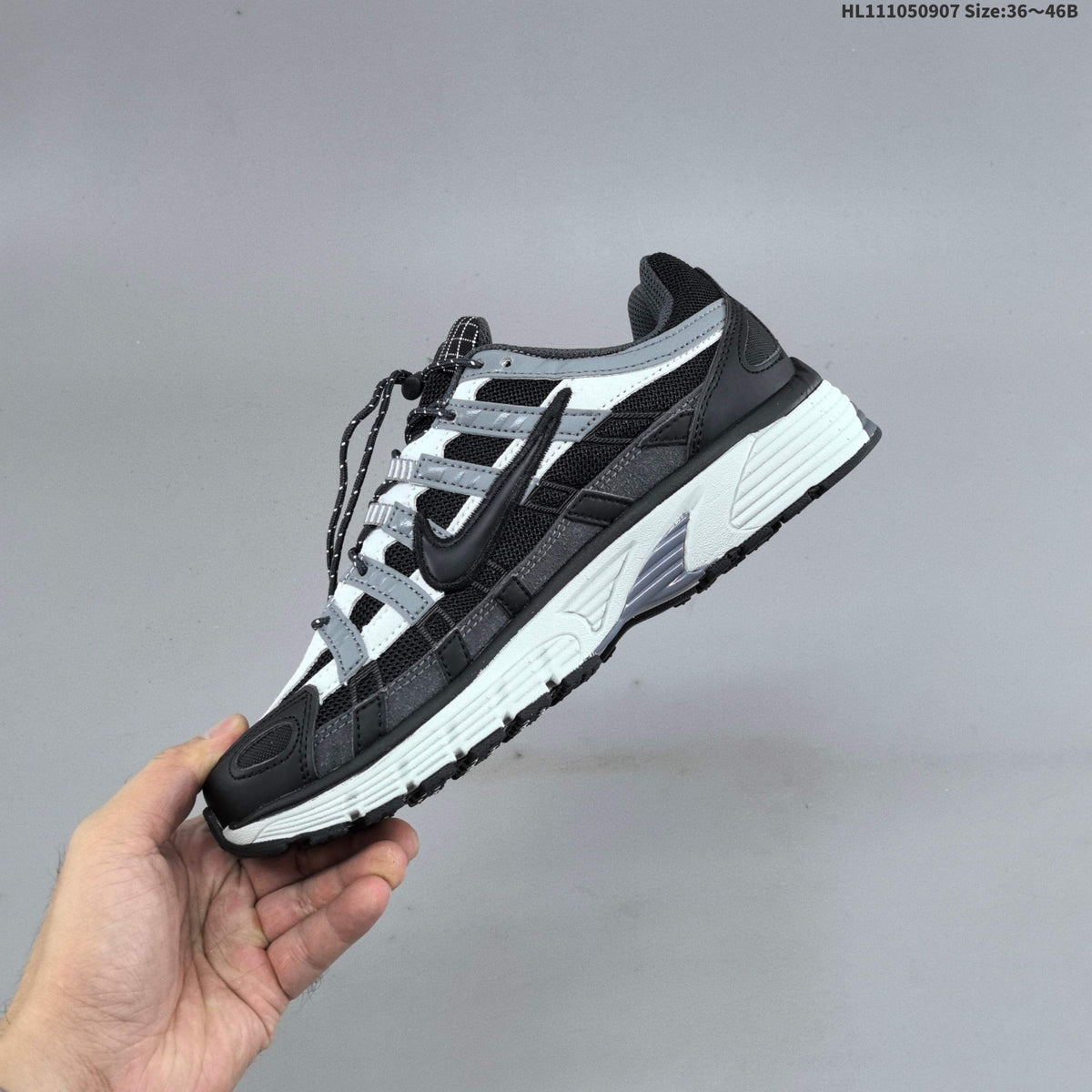 Nike P-6000 Black, White & Grey Retro Trainers - product image from the listing.