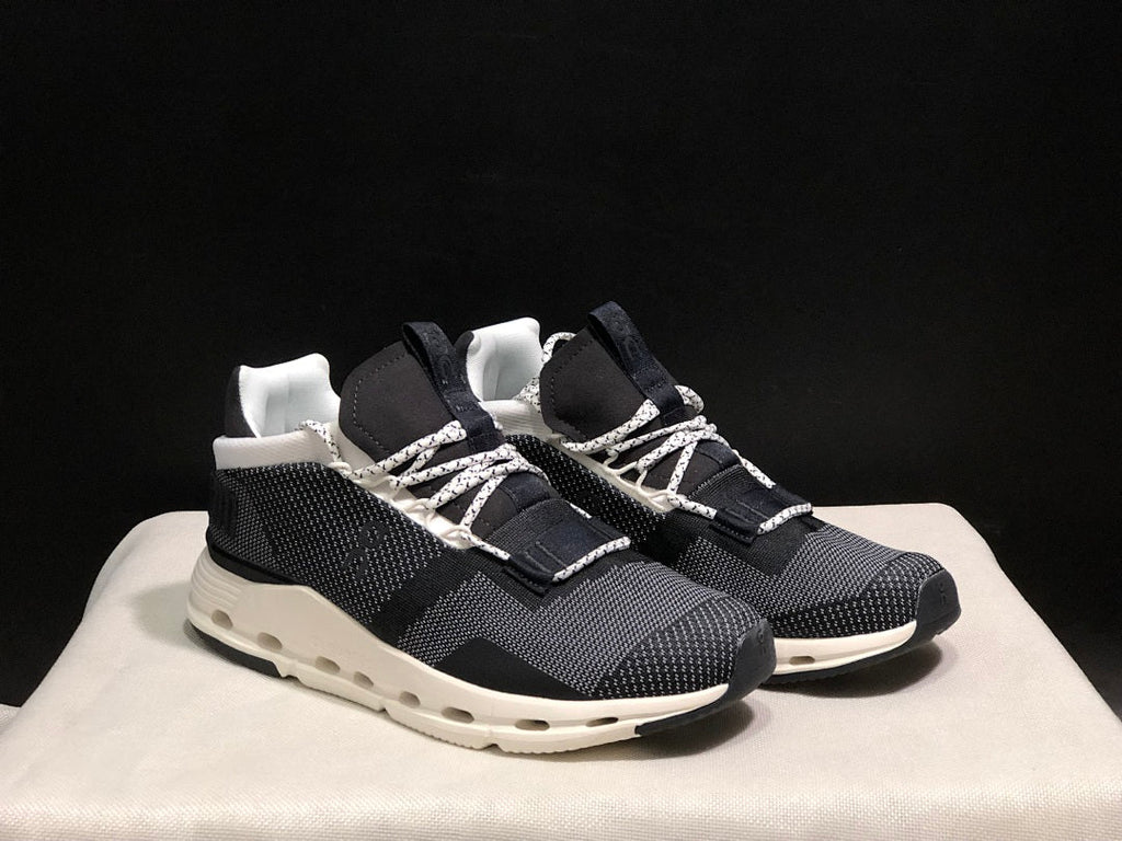 Black and White On Cloudnova 1 Sneakers - product image from the listing.