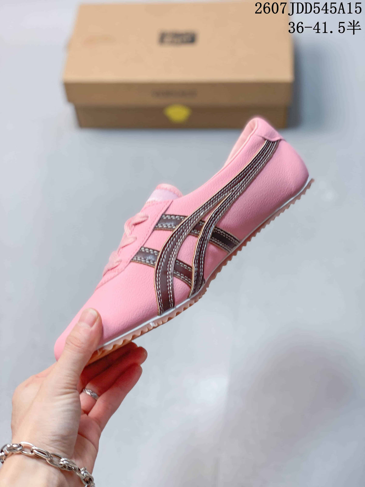 Versace x Onitsuka Tiger Tai-Chi Sakura Sneakers in Pink - product image from the listing.