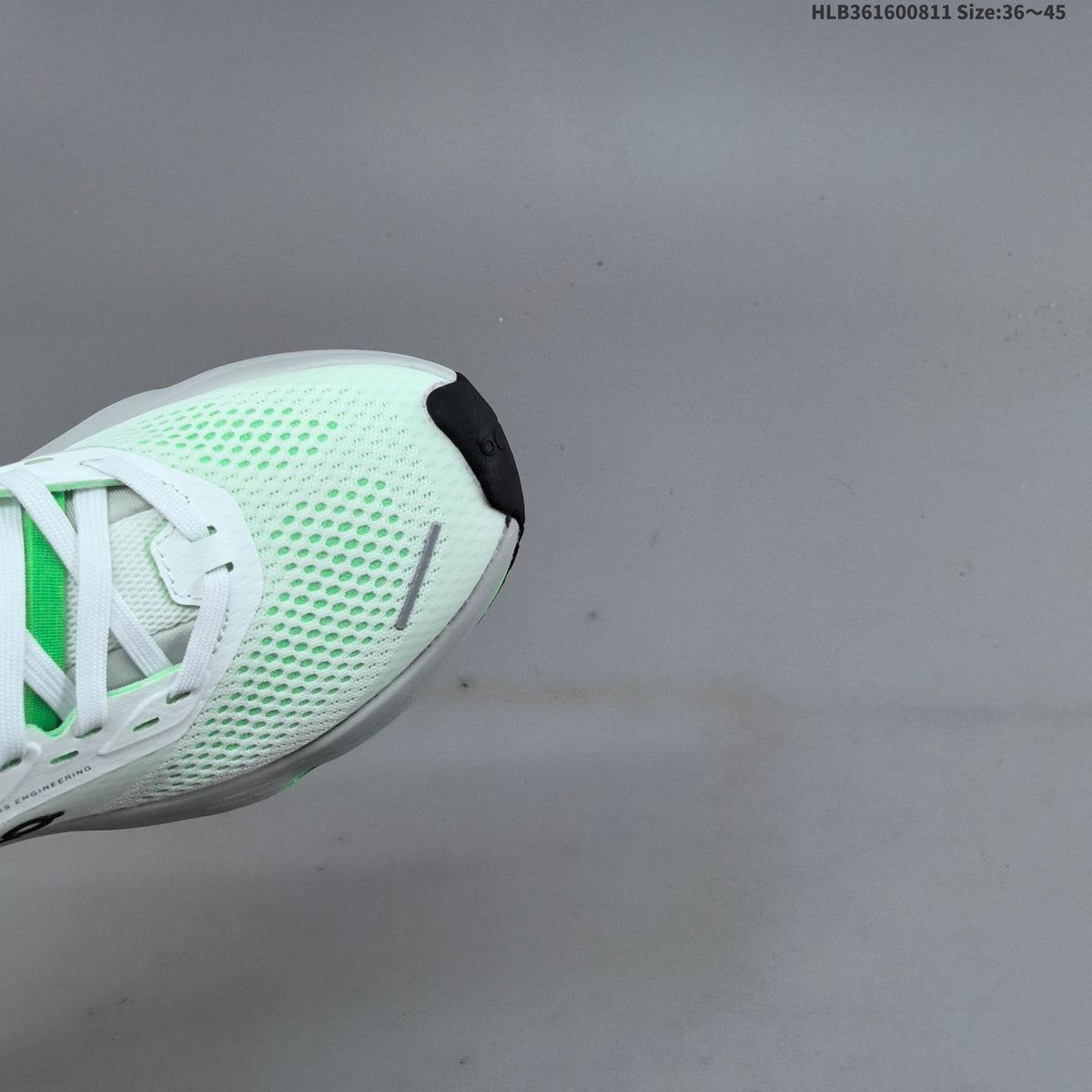 On Cloudrunner 3 Max Running Shoes in White Green - product image from the listing.