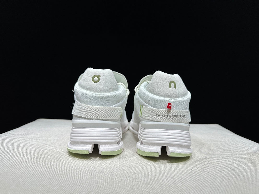 On Cloudnova 2 Trainers in White and Sage - product image from the listing.