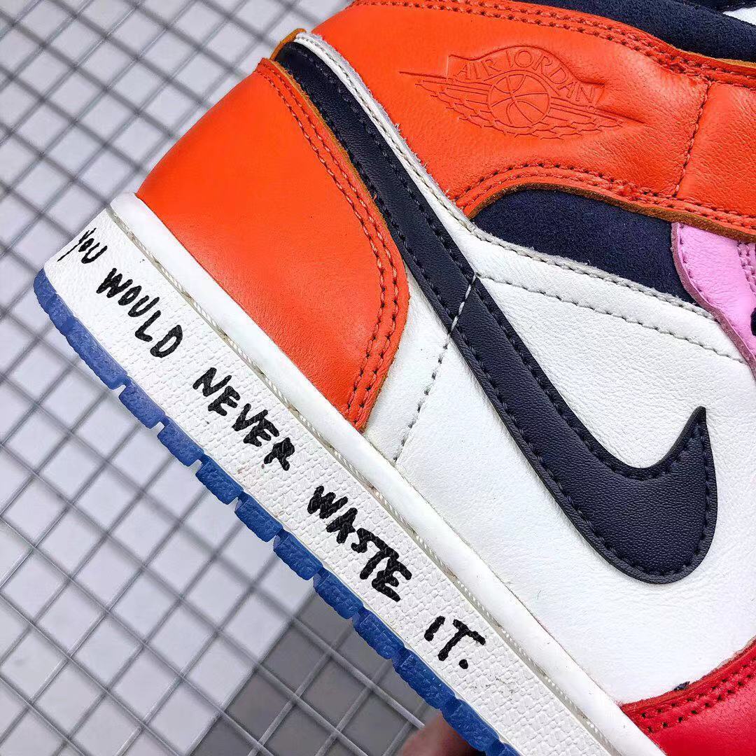 Melody Ehsani x Air Jordan 1 Mid Sneakers in Multicolor - product image from the listing.