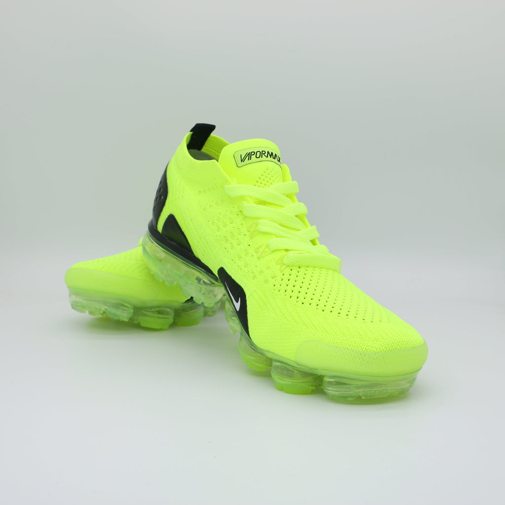 Nike Air VaporMax 2018 Neon Sneakers in Green Black 942842-7009 - product image from the listing.