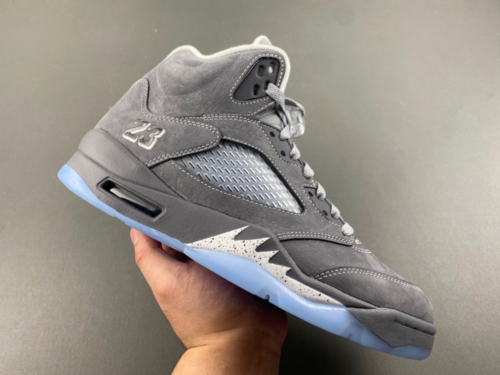 Air Jordan 5 Wolf Grey Sneakers HJ6779-001 - product image from the listing.