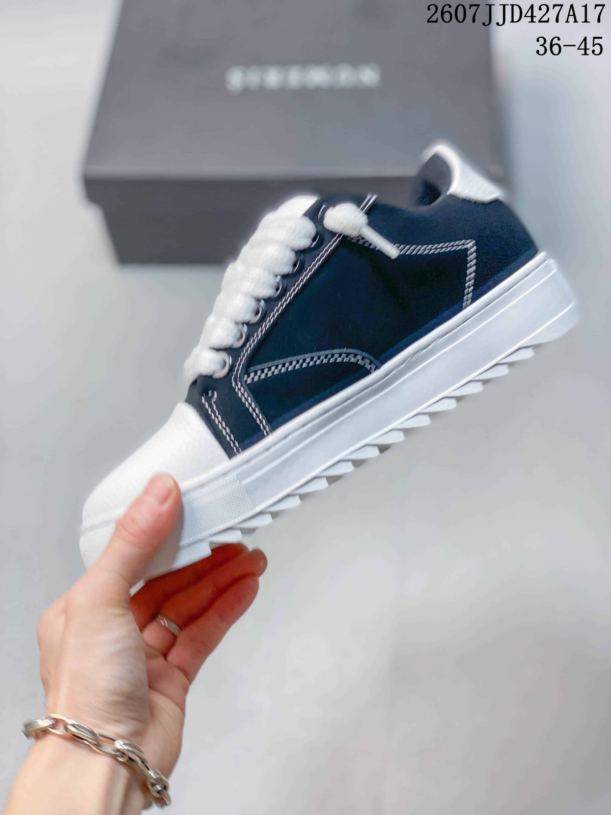 Numeris Denim Casual Sneakers in Navy White 2607JJD427A17 - product image from the listing.