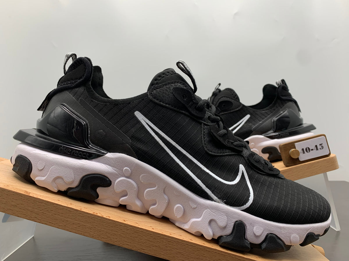 Nike React Vision Sneakers in Black and White - product image from the listing.