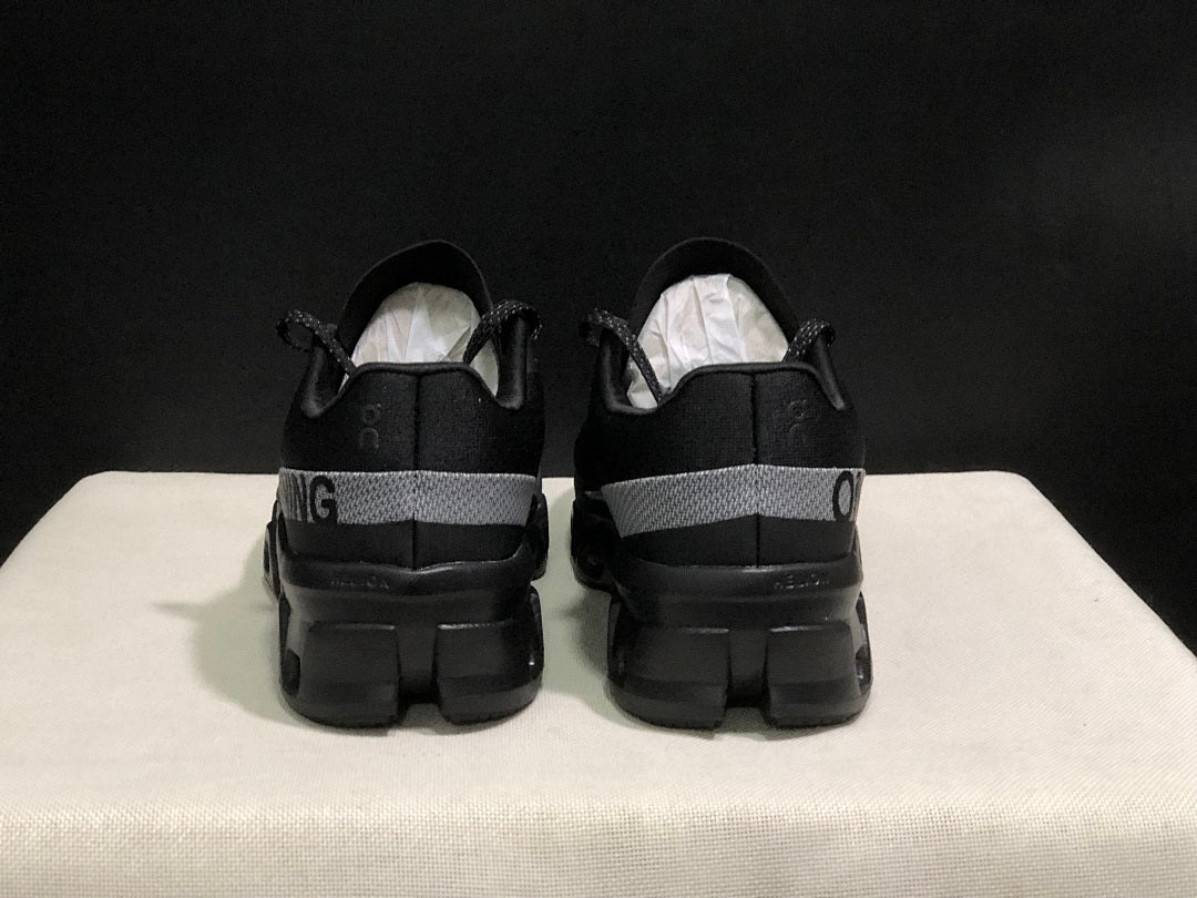 On Cloudmonster 2 Black and Ash Shoes for Running - product image from the listing.