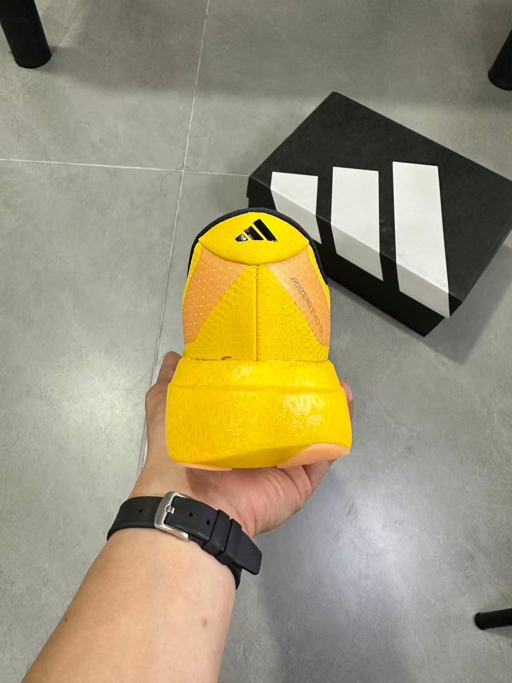 adidas Lightstrike Pro Running Shoes in Yellow KJ3625 - product image from the listing.