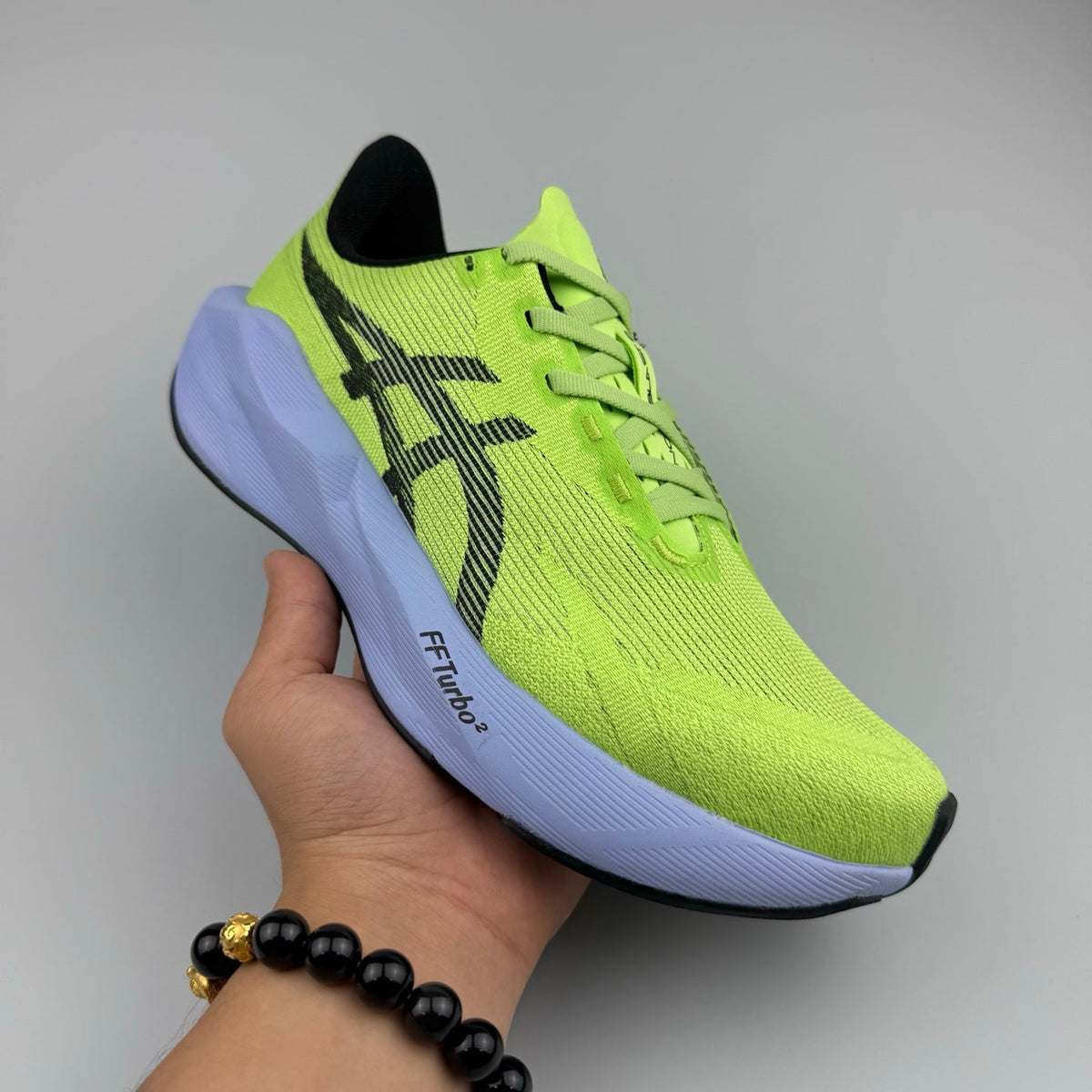 Volt and Blue Nike Alphafly 3 Running Shoes - product image from the listing.