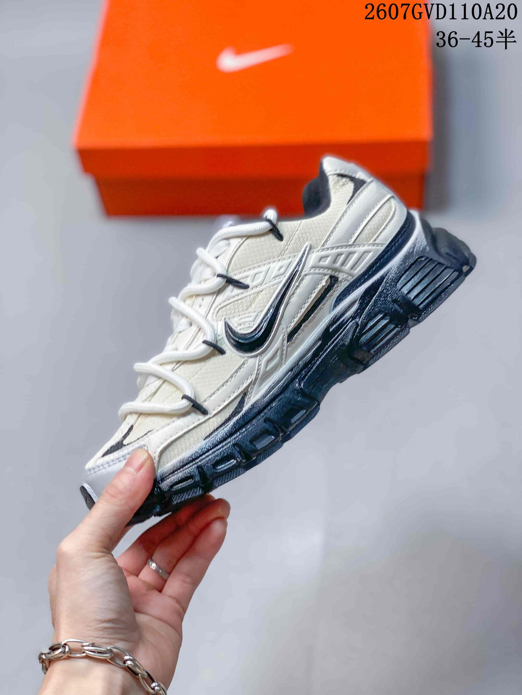 Nike Initiator Sneakers Millennium in Grey White 2607GVD110A20 - product image from the listing.